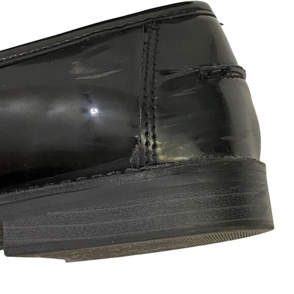 Sonoma Black Patent Ortholite Loafers Work Office Career Shoes Closed Toe Size 9 - Picture 7 of 12